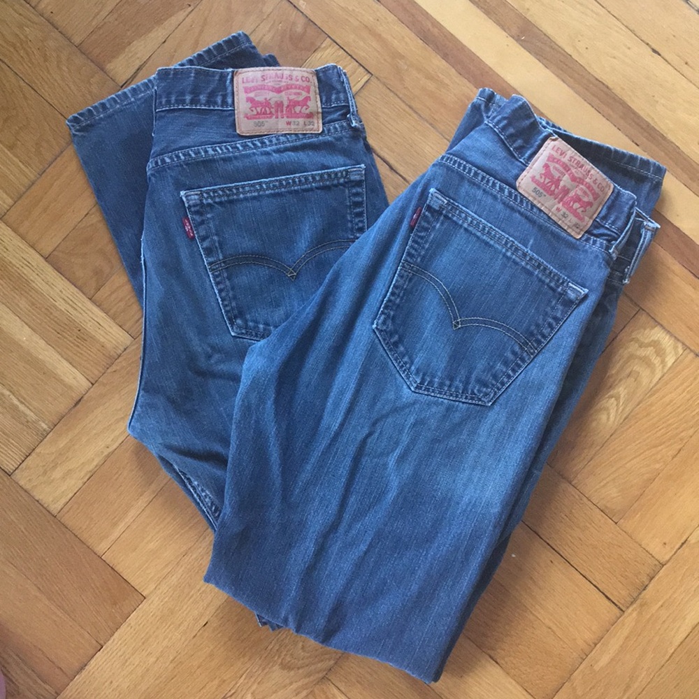 [Levi’s] Men’s 505 Jeans—Bundle of 2 Pairs Sz 32